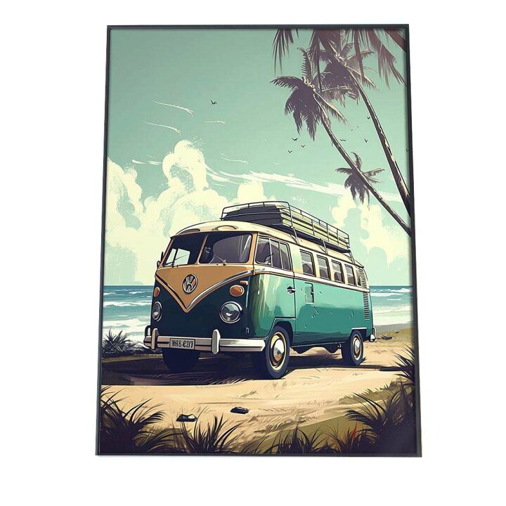 楽天市場】ポスター サーフ ハワイアン レトロ ヴィンテージ  