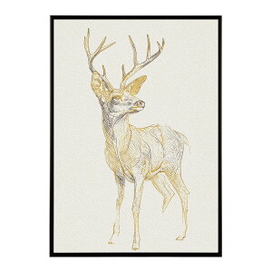 アートポスター 動物 カラフル ペイントアート 光沢 水彩画風 モダン 壁掛けポスター アニマルアート 鹿 狐 狼 猫 虎 兎 シリーズ 絵画風 おしゃれ インテリア プリントポスター フォト イラ