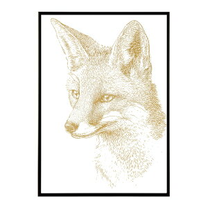 アートポスター 動物 カラフル ペイントアート 光沢 水彩画風 モダン 壁掛けポスター アニマルアート 鹿 狐 狼 猫 虎 兎 シリーズ 絵画風 おしゃれ インテリア プリントポスター フォト イラ