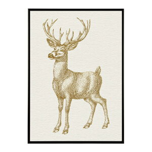 アートポスター 動物 カラフル ペイントアート 光沢 水彩画風 モダン 壁掛けポスター アニマルアート 鹿 狐 狼 猫 虎 兎 シリーズ 絵画風 おしゃれ インテリア プリントポスター フォト イラ