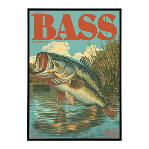 BASS �|�X�^�[ �u���b�N�o�X �t�B�b�V���O �A�[�g �ނ� �r���e�[�W �A�����J�� ���g���f�U�C�� �Ǌ|���|�X�^�[ �K���[�W �J�t�F �o�[ �C���e���A ���� �C���e���A �v�����g�|�X�^�[ �t�H�g �C