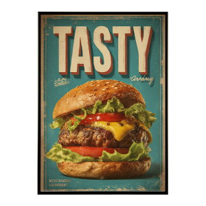 �n���o�[�K�[�|�X�^�[ �A�����J���|�X�^�[ �n���o�[�K�[ �A�[�g ���g���f�U�C�� EAT ME TASTY �J�t�F���� �C���e���A ������� �v�����g�|�X�^�[ �t�H�g �C���X�g ������ ���� �傫���ylm-poster-5