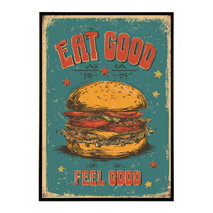 �n���o�[�K�[�|�X�^�[ �A�����J���|�X�^�[ �n���o�[�K�[ �A�[�g ���g���f�U�C�� EAT ME TASTY �J�t�F���� �C���e���A ������� �v�����g�|�X�^�[ �t�H�g �C���X�g ������ ���� �傫���ylm-poster-5