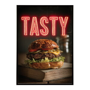 �n���o�[�K�[�|�X�^�[ �A�����J���|�X�^�[ �n���o�[�K�[ �A�[�g ���g���f�U�C�� EAT ME TASTY �J�t�F���� �C���e���A ������� �v�����g�|�X�^�[ �t�H�g �C���X�g ������ ���� �傫���ylm-poster-5