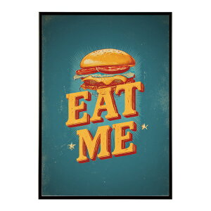 �n���o�[�K�[�|�X�^�[ �A�����J���|�X�^�[ �n���o�[�K�[ �A�[�g ���g���f�U�C�� EAT ME TASTY �J�t�F���� �C���e���A ������� �v�����g�|�X�^�[ �t�H�g �C���X�g ������ ���� �傫���ylm-poster-5