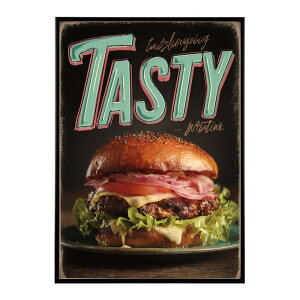 �n���o�[�K�[�|�X�^�[ �A�����J���|�X�^�[ �n���o�[�K�[ �A�[�g ���g���f�U�C�� EAT ME TASTY �J�t�F���� �C���e���A ������� �v�����g�|�X�^�[ �t�H�g �C���X�g ������ ���� �傫���ylm-poster-5