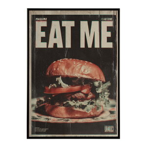 �n���o�[�K�[�|�X�^�[ �A�����J���|�X�^�[ �n���o�[�K�[ �A�[�g ���g���f�U�C�� EAT ME TASTY �J�t�F���� �C���e���A ������� �v�����g�|�X�^�[ �t�H�g �C���X�g ������ ���� �傫���ylm-poster-5