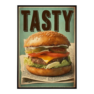 �n���o�[�K�[�|�X�^�[ �A�����J���|�X�^�[ �n���o�[�K�[ �A�[�g ���g���f�U�C�� EAT ME TASTY �J�t�F���� �C���e���A ������� �v�����g�|�X�^�[ �t�H�g �C���X�g ������ ���� �傫���ylm-poster-5
