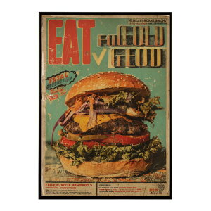�n���o�[�K�[�|�X�^�[ �A�����J���|�X�^�[ �n���o�[�K�[ �A�[�g ���g���f�U�C�� EAT ME TASTY �J�t�F���� �C���e���A ������� �v�����g�|�X�^�[ �t�H�g �C���X�g ������ ���� �傫���ylm-poster-5