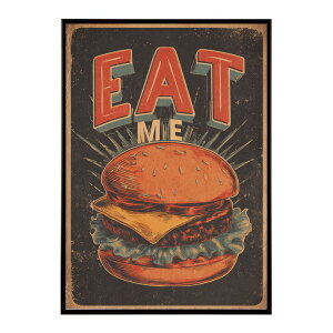 �n���o�[�K�[�|�X�^�[ �A�����J���|�X�^�[ �n���o�[�K�[ �A�[�g ���g���f�U�C�� EAT ME TASTY �J�t�F���� �C���e���A ������� �v�����g�|�X�^�[ �t�H�g �C���X�g ������ ���� �傫���ylm-poster-5