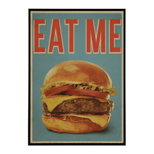 �n���o�[�K�[�|�X�^�[ �A�����J���|�X�^�[ �n���o�[�K�[ �A�[�g ���g���f�U�C�� EAT ME TASTY �J�t�F���� �C���e���A ������� �v�����g�|�X�^�[ �t�H�g �C���X�g ������ ���� �傫���ylm-poster-5
