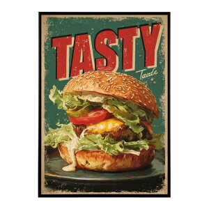 �n���o�[�K�[�|�X�^�[ �A�����J���|�X�^�[ �n���o�[�K�[ �A�[�g ���g���f�U�C�� EAT ME TASTY �J�t�F���� �C���e���A ������� �v�����g�|�X�^�[ �t�H�g �C���X�g ������ ���� �傫���ylm-poster-5
