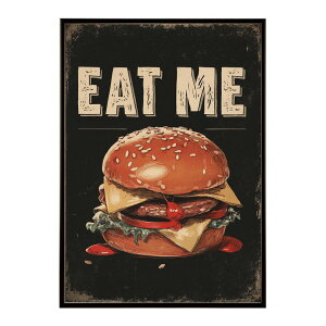 �n���o�[�K�[�|�X�^�[ �A�����J���|�X�^�[ �n���o�[�K�[ �A�[�g ���g���f�U�C�� EAT ME TASTY �J�t�F���� �C���e���A ������� �v�����g�|�X�^�[ �t�H�g �C���X�g ������ ���� �傫���ylm-poster-5