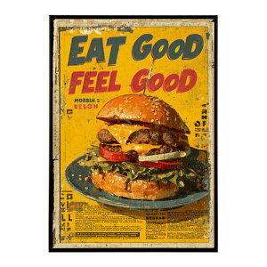 �n���o�[�K�[�|�X�^�[ �A�����J���|�X�^�[ �n���o�[�K�[ �A�[�g ���g���f�U�C�� EAT ME TASTY �J�t�F���� �C���e���A ������� �v�����g�|�X�^�[ �t�H�g �C���X�g ������ ���� �傫���ylm-poster-5