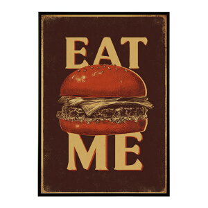 �n���o�[�K�[�|�X�^�[ �A�����J���|�X�^�[ �n���o�[�K�[ �A�[�g ���g���f�U�C�� EAT ME TASTY �J�t�F���� �C���e���A ������� �v�����g�|�X�^�[ �t�H�g �C���X�g ������ ���� �傫���ylm-poster-5