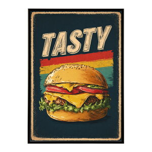 �n���o�[�K�[�|�X�^�[ �A�����J���|�X�^�[ �n���o�[�K�[ �A�[�g ���g���f�U�C�� EAT ME TASTY �J�t�F���� �C���e���A ������� �v�����g�|�X�^�[ �t�H�g �C���X�g ������ ���� �傫���ylm-poster-5