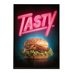 �n���o�[�K�[�|�X�^�[ �A�����J���|�X�^�[ �n���o�[�K�[ �A�[�g ���g���f�U�C�� EAT ME TASTY �J�t�F���� �C���e���A ������� �v�����g�|�X�^�[ �t�H�g �C���X�g ������ ���� �傫���ylm-poster-5