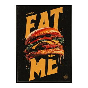 �n���o�[�K�[�|�X�^�[ �A�����J���|�X�^�[ �n���o�[�K�[ �A�[�g ���g���f�U�C�� EAT ME TASTY �J�t�F���� �C���e���A ������� �v�����g�|�X�^�[ �t�H�g �C���X�g ������ ���� �傫���ylm-poster-5