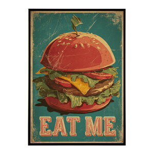 �n���o�[�K�[�|�X�^�[ �A�����J���|�X�^�[ �n���o�[�K�[ �A�[�g ���g���f�U�C�� EAT ME TASTY �J�t�F���� �C���e���A ������� �v�����g�|�X�^�[ �t�H�g �C���X�g ������ ���� �傫���ylm-poster-5