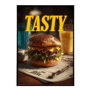 �n���o�[�K�[�|�X�^�[ �A�����J���|�X�^�[ �n���o�[�K�[ �A�[�g ���g���f�U�C�� EAT ME TASTY �J�t�F���� �C���e���A ������� �v�����g�|�X�^�[ �t�H�g �C���X�g ������ ���� �傫���ylm-poster-5