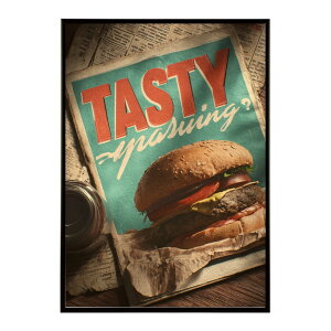 �n���o�[�K�[�|�X�^�[ �A�����J���|�X�^�[ �n���o�[�K�[ �A�[�g ���g���f�U�C�� EAT ME TASTY �J�t�F���� �C���e���A ������� �v�����g�|�X�^�[ �t�H�g �C���X�g ������ ���� �傫���ylm-poster-5
