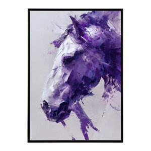 ホースポスター 馬 抽象アート 水彩風 アブストラクト モダンデザイン 壁掛け インテリア ポスター おしゃれ プリントポスター フォト イラスト お洒落 特大 大きい【lm-poster-5776】