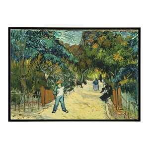 �S�b�z ��̕��i Entrance to the Public Gardens in Arle �yVincent van Gogh�z �G�� �|�X�^�[ �f�W�^�����}�X�^�[ ���� �G ���� ���G ���� �ybn-poster-7690�z