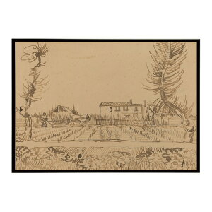 �S�b�z �A�����̕��i�� Ploughman in the Fields near Arles �yVincent van Gogh�z (1888) �G�� �|�X�^�[ �f�W�^�����}�X�^�[ ���� �G ���� ���G ���� �ybn-poster-7714�z