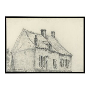 �S�b�z ���i�� The Magrot House, Cuesmes �yVincent van Gogh�z (c. 1879-1880) �G�� �|�X�^�[ �f�W�^�����}�X�^�[ ���� �G ���� ���G ���� �ybn-poster-7715�z