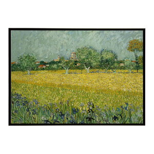 �S�b�z �A�����̕��i�� Field with flowers near Arles �yVincent van Gogh�z (1888) �G�� �|�X�^�[ �f�W�^�����}�X�^�[ ���� �G ���� ���G ���� �ybn-poster-7747�z