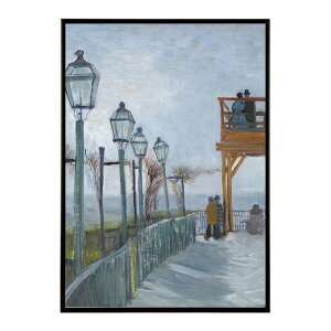 �S�b�z �����}���g���̕��i�� Terrace and Observation Deck at the Moulin de Blute-Fin, Montmartre�yVincent van Gogh�z(early 1887)�G�� �|�X�^�[ �f�W�^�����}�X�^�[ ���� �G ���� ���G ���ʁybn-poster-7866�z
