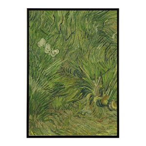 �S�b�z ��̕��i Garden with butterflies�yVincent van Gogh�z(1889)�G�� �|�X�^�[ �f�W�^�����}�X�^�[ ���� �G ���� ���G ���ʁybn-poster-7888�z