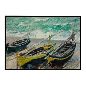�y�N���[�h�E���l�z�M�̂��镗�i/Three Fishing Boats�yClaude Monet�z�G�� �|�X�^�[ �f�W�^�����}�X�^�[ ���� �G ���� ���G ���ybn-poster-7988�z
