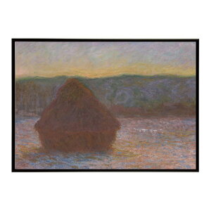 �y�N���[�h�E���l�z���i/Stack of Wheat (Thaw, Sunset)�yClaude Monet�z(1890-91)�G�� �|�X�^�[ �f�W�^�����}�X�^�[ ���� �G ���� ���G ���ybn-poster-8022�z
