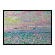 【クロード・モネ】風景/Coucher De Soleil ? Pourville, Pleine Mer【Claude Monet】(1882)絵画 ポスタ…