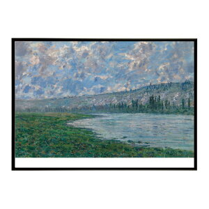 �y�N���[�h�E���l�z�Z�[�k�̕��i/The Seine at V?theuil�yClaude Monet�z(1880)�G�� �|�X�^�[ �f�W�^�����}�X�^�[ ���� �G ���� ���G ���ybn-poster-8090�z