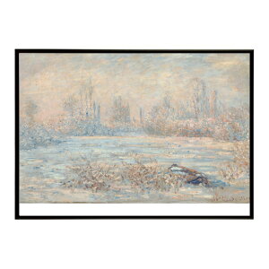 �y�N���[�h�E���l�z���i/Le Givre�yClaude Monet�z(1880)�G�� �|�X�^�[ �f�W�^�����}�X�^�[ ���� �G ���� ���G ���ybn-poster-8103�z