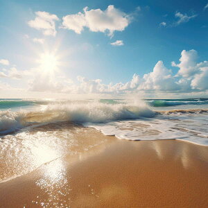 サーフ系 正方形ポスター 海岸 海 波 ビーチ サーフィン 砂浜 四角 デザイン ポスター スクエア 5センチ刻みでサイズ豊富 インテリア デザイン プリント 絵画 オフィス 住宅 店舗 お洒落 かっ