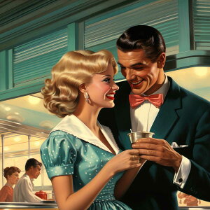 アメリカン レトロ ポスター ヴィンテージ レトロアート ミッドセンチュリーモダン ポップアート ノスタルジックアート ダイナー オールドハリウッド 1970 1980 デザイン スクエア インテリア