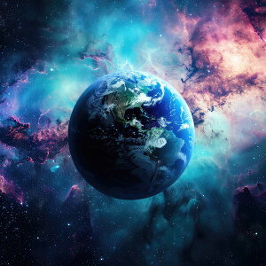 宇宙 コスモ 星 天体 スペース 正方形ポスター 四角 デザイン ポスター スクエア インテリア デザイン プリント 絵画 オフィス 教材 地球 惑星 銀河 衛星 学校【sq-poster-1730】