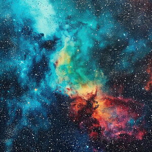 宇宙 コスモ 星 天体 スペース 正方形ポスター 四角 デザイン ポスター スクエア インテリア デザイン プリント 絵画 オフィス 教材 地球 惑星 銀河 衛星 学校【sq-poster-1778】