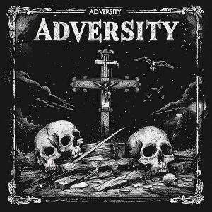 十字架 クロス ドクロ ゴシック バロック ダーク 教会アート ロック 正方形ポスター 四角 デザイン ポスター スクエア 5センチ刻みでサイズ豊富 インテリア デザイン プリント 絵画 オフィス