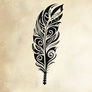 鳥 バード トライバル タトゥー 墨絵 白黒 モノクロ 版画 羽 フェザー 北欧 正方形ポスター 四角 デザイン ポスター スクエア インテリア デザイン プリント 店舗 お洒落 【sq-poster-2489】