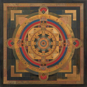 マンダラ アートポスター スピリチュアル デザイン シンボル 瞑想 パターン 装飾 正方形ポスター 四角 デザイン ポスター スクエア インテリア デザイン プリント 絵画 オフィス 住宅 店舗