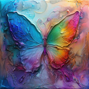 蝶 アートポスター 変容 シンボル 自然 美 装飾 デザイン 正方形ポスター 四角 デザイン ポスター スクエア インテリア デザイン プリント 絵画 オフィス 住宅 店舗 お洒落 かっこいい【sq-post