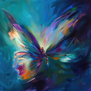 蝶 アートポスター 変容 シンボル 自然 美 装飾 デザイン 正方形ポスター 四角 デザイン ポスター スクエア インテリア デザイン プリント 絵画 オフィス 住宅 店舗 お洒落 かっこいい【sq-post