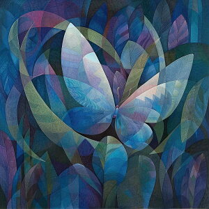 蝶 アートポスター 変容 シンボル 自然 美 装飾 デザイン 正方形ポスター 四角 デザイン ポスター スクエア インテリア デザイン プリント 絵画 オフィス 住宅 店舗 お洒落 かっこいい【sq-post