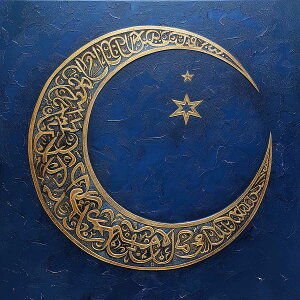 月 星 アートポスター 夜空 シンボル デザイン 装飾 ロマンス スピリチュアル 正方形ポスター 四角 デザイン ポスター スクエア インテリア デザイン プリント 絵画 オフィス 住宅 店舗 お洒