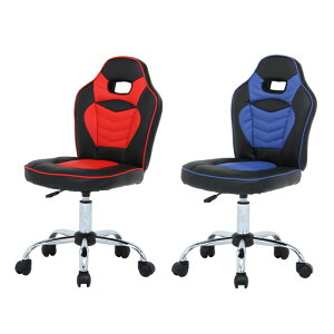 【p5倍☆秋のポイント祭 10/31まで】 ガス圧チェア キャスター付き レザー チェアー キッズ