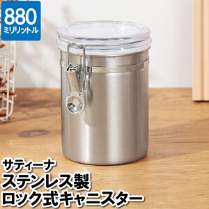 【p5倍☆秋のポイント祭 10/31まで】 キャニスター 880ml ソルト シュガー ステンレス 食器 保存容器 おしゃれ